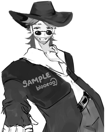b&amp;w sketch